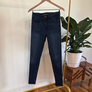 American Eagle Outfitters Women's Dark Blue Jeans